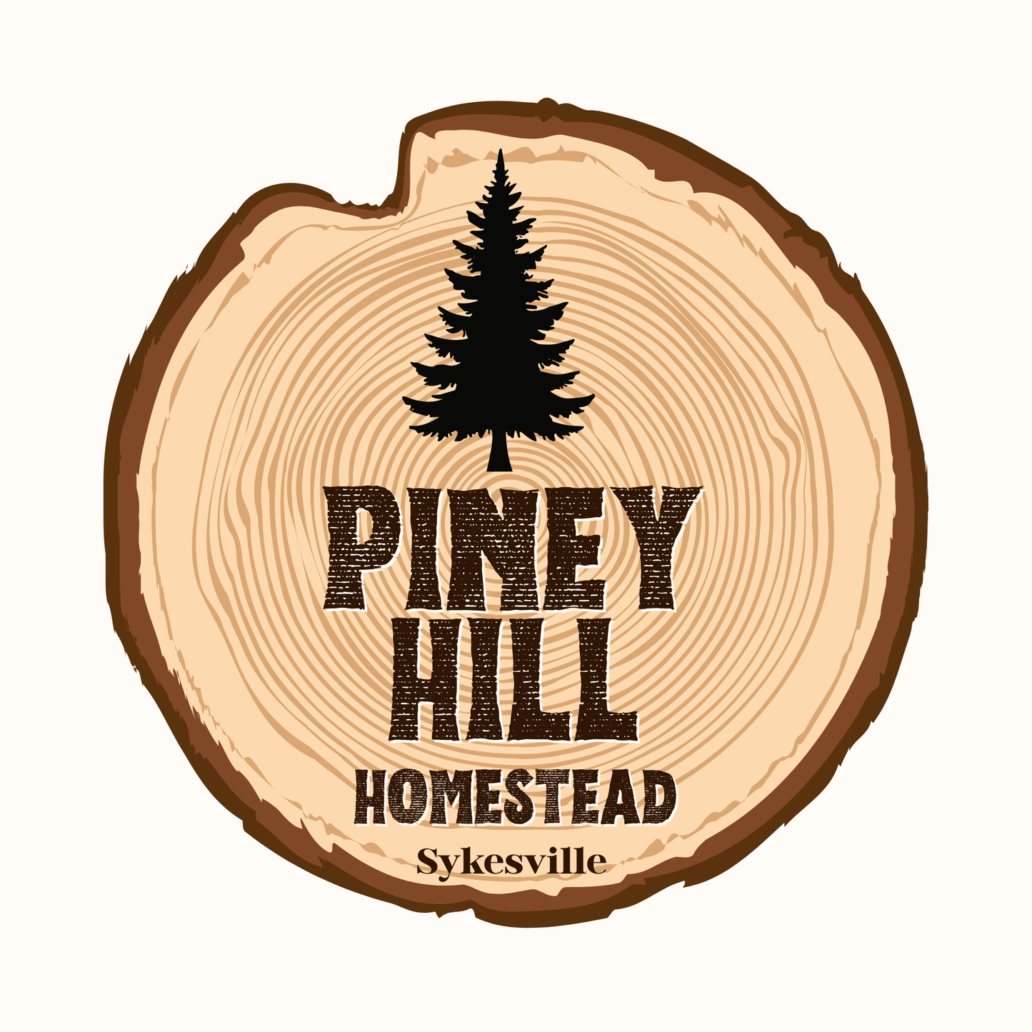 Customized Engraved Log Slice