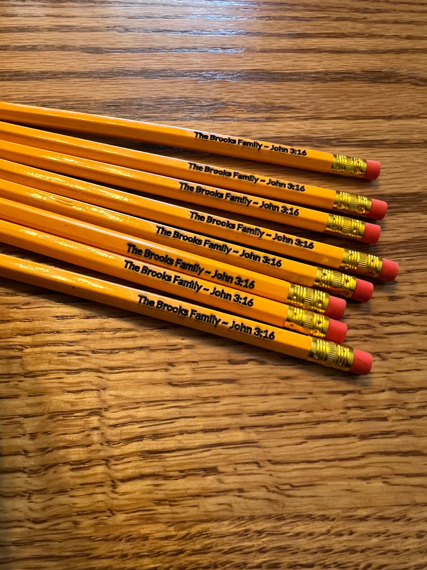 Custom Pencil Engraving (12-pack)
