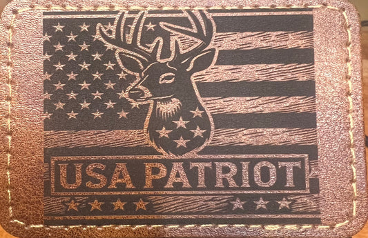 USA Patriot Hat Patch - Deer