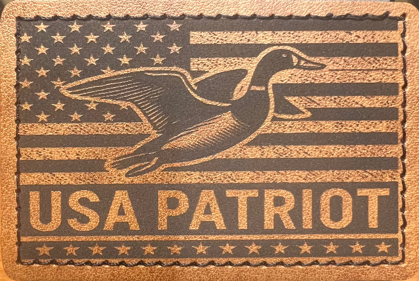 USA Patriot Hat Patch - Waterfowl